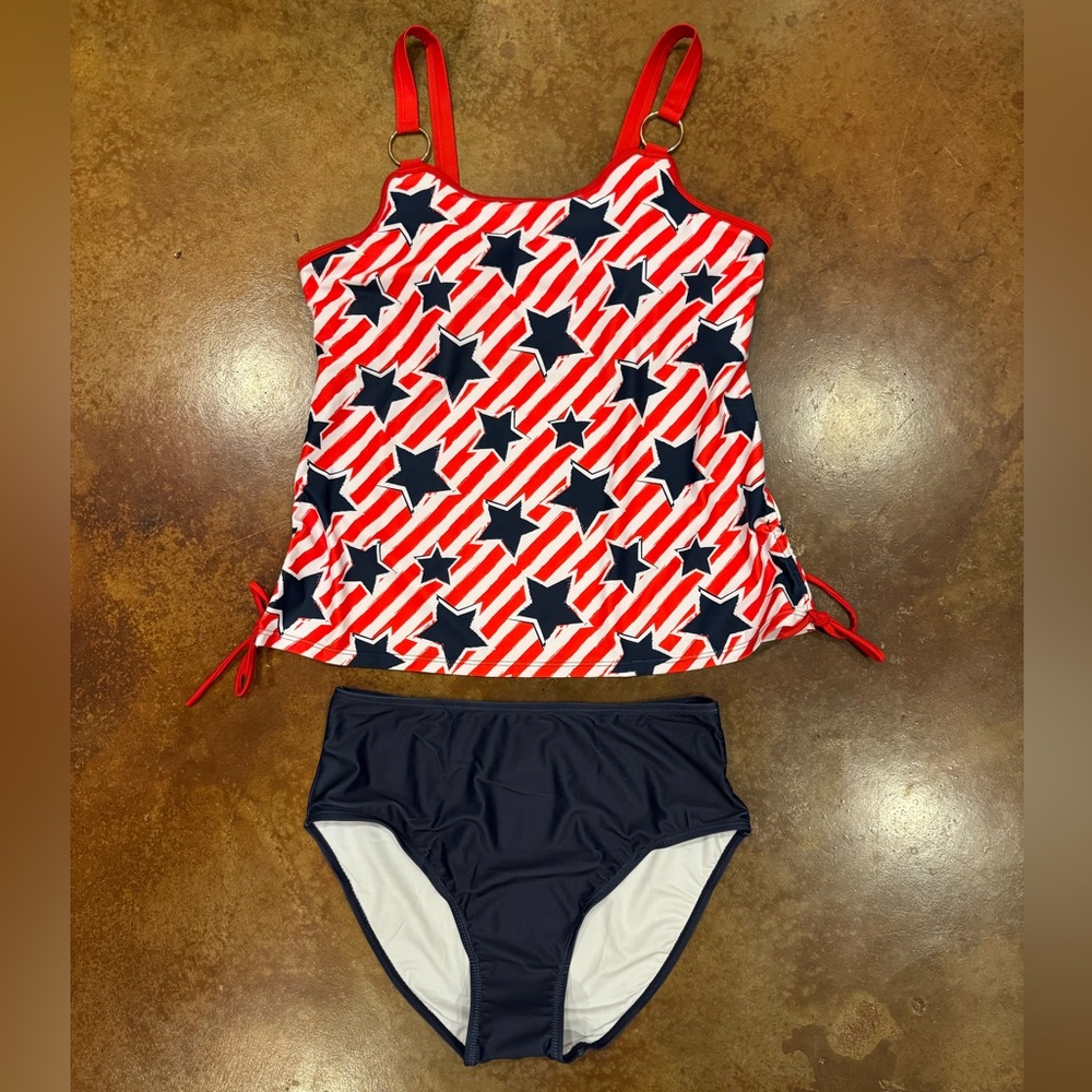 American Flag Tankini